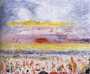 James Ensor Carnival at Ostend oil